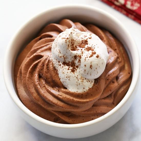 keto chocolate mousse - Recipe photo by vered