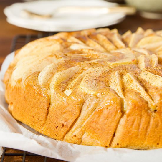 Easy healthy apple cake - Recipe photo by The clever meal