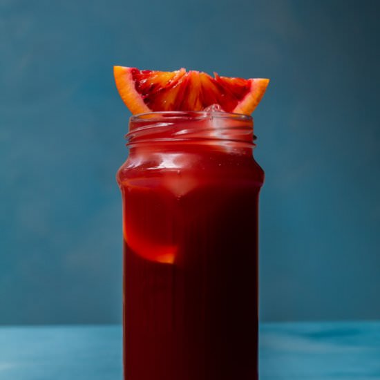 Pickle blood orange Americano - Recipe photo by peck of pickles