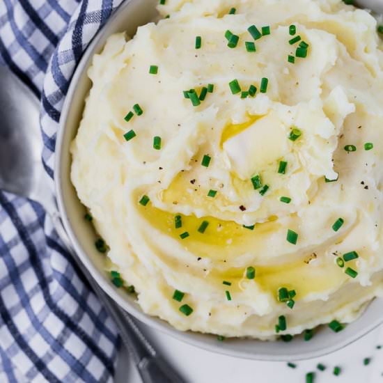 Instant Pot Mashed Potatoes - Recipe photo by rachelcooksblog
