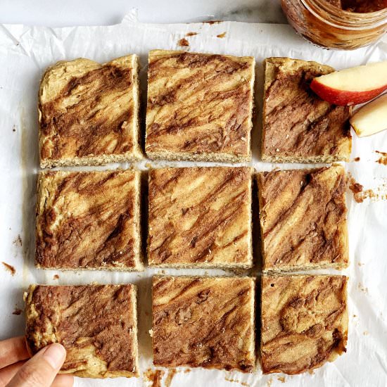 Apple Butter Blondies (Gluten Free) - Recipe photo by Donut Worry Be Healthy