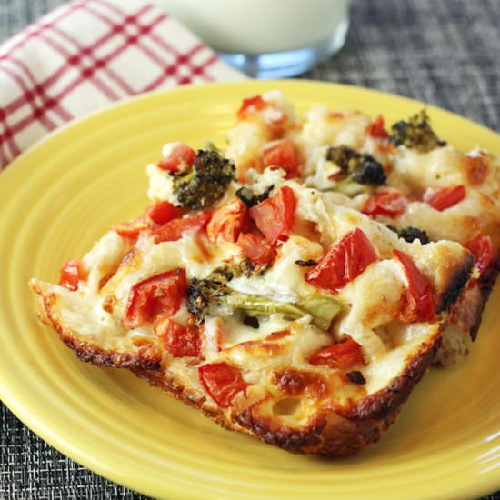 Deep-Pan Pizza - Recipe photo by Food Gal