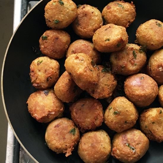 Green Plantain Kebabs - Recipe photo by steamingpot
