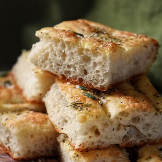 Italian Focaccia Recipe - Recipe photo by shelovesbiscotti