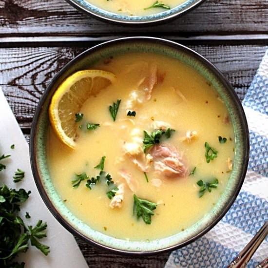 Chicken Lemon Rice Soup - Recipe photo by MediterraneanLatinLoveAffair