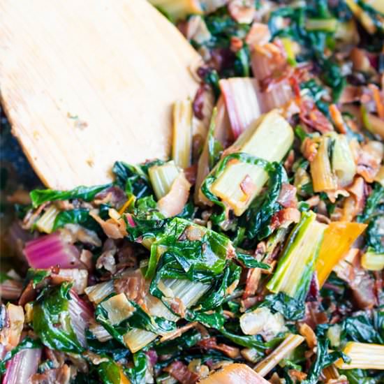 Sauteed Swiss Chard - Recipe photo by MasalaHerb