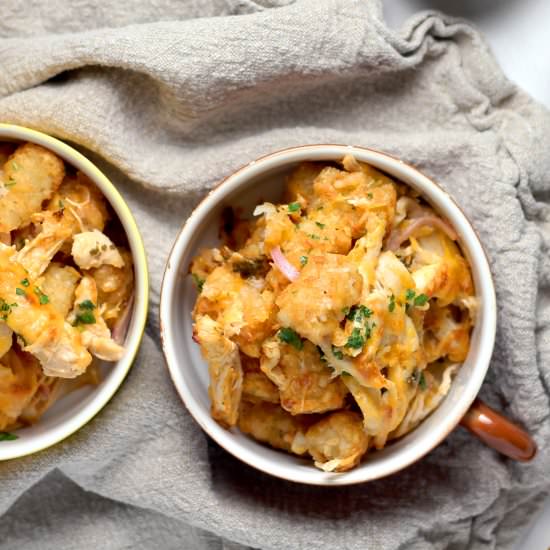 buffalo chicken totchos - Recipe photo by sheri silver