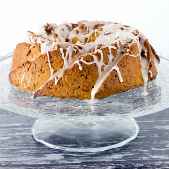Butternut squash cake - Recipe photo by Mandy Sneaky Veg