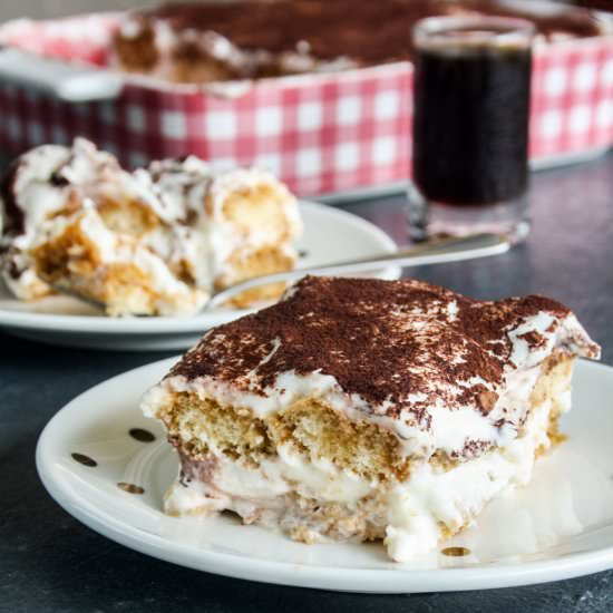 Easy Tiramisu - Recipe photo by The Desserted Girl