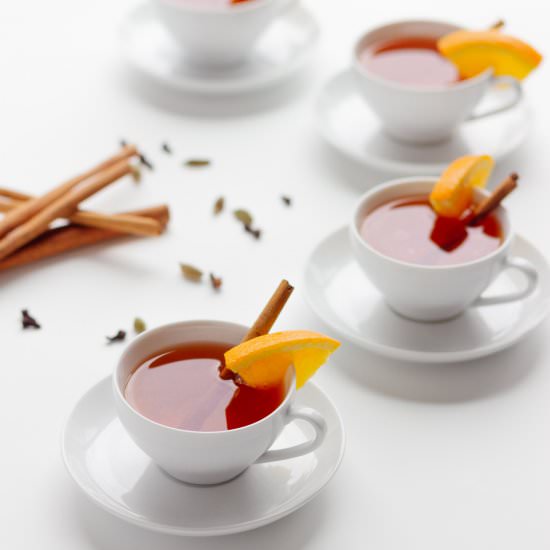 Orange Spice Mulled Tea - Recipe photo by mapleandmango