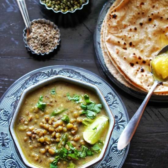 Mung Bean Dal Recipe - Recipe photo by speakingaloud