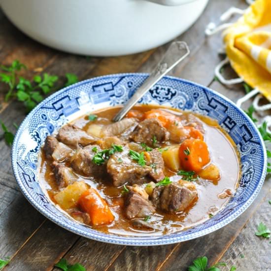 Beef Burgundy - Recipe photo by The Seasoned Mom