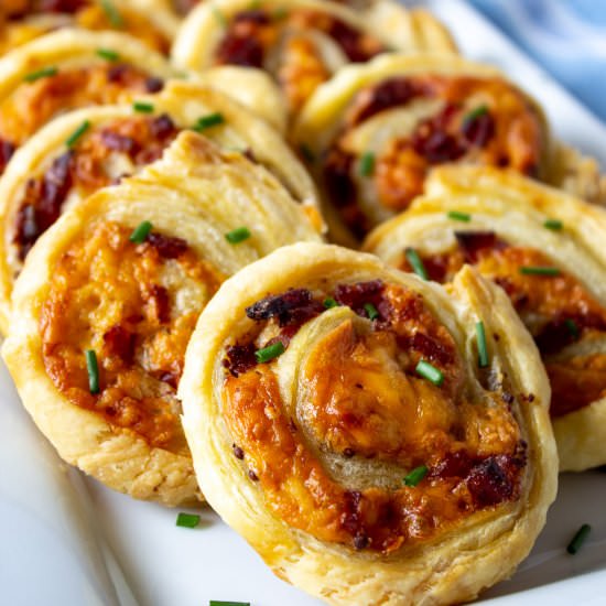 Salami and Cheese Pinwheels - Recipe photo by BeyondtheCoop