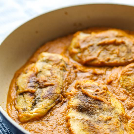 Quick Pumpkin Parmesan Chicken - Recipe photo by MaesMenu