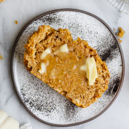 Pumpkin Beer Bread - Recipe photo by ourbalancedbowl