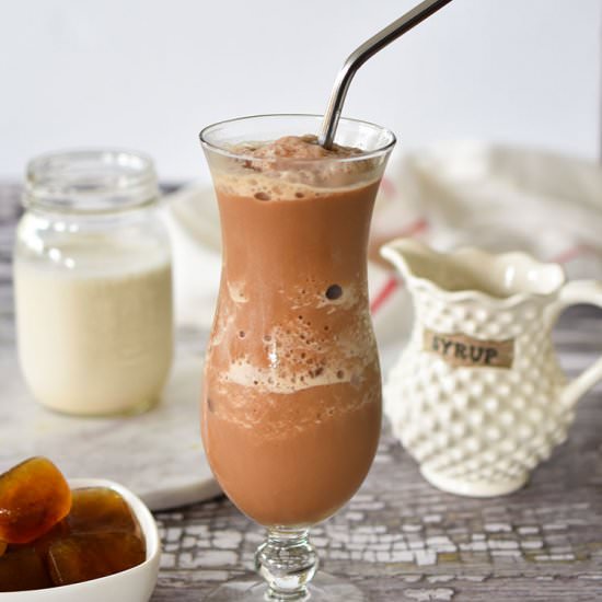Chocolate Iced Cappuccino - Recipe photo by Woman in Real Life