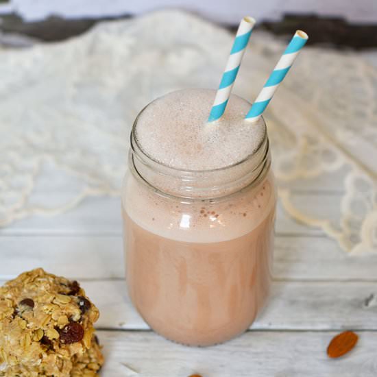 Chocolate Almond Milk - Recipe photo by Woman in Real Life