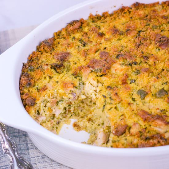 Southern Cornbread Dressing - Recipe photo by jennifercooks