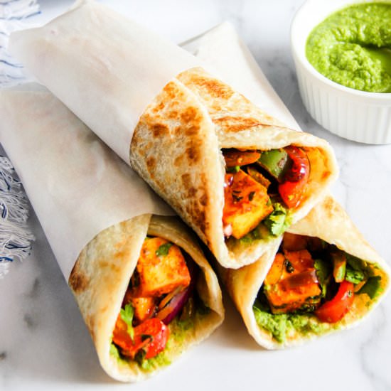 Paneer Kathi Roll - Recipe photo by ministryofcurry