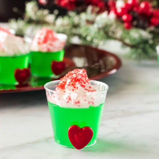 Grinch Jello Shots - Recipe photo by brittaniep
