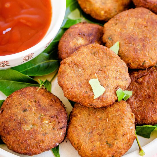 Banana Blossom Fritters - Recipe photo by Gingerskillet