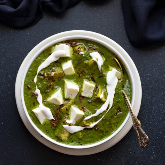 Instant Pot Palak Paneer - Recipe photo by cubesnjuliennes