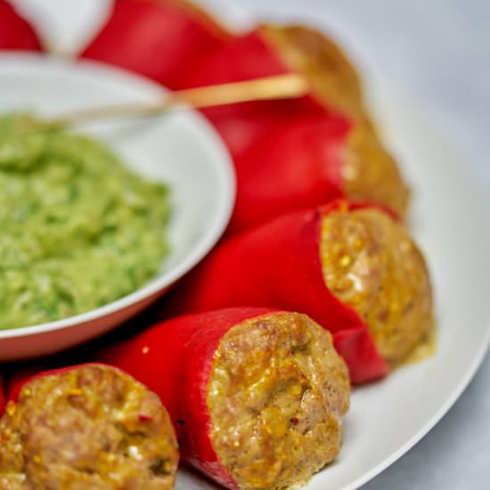 Lamb Stuffed Piquillo Pepper - Recipe photo by proportionalplate