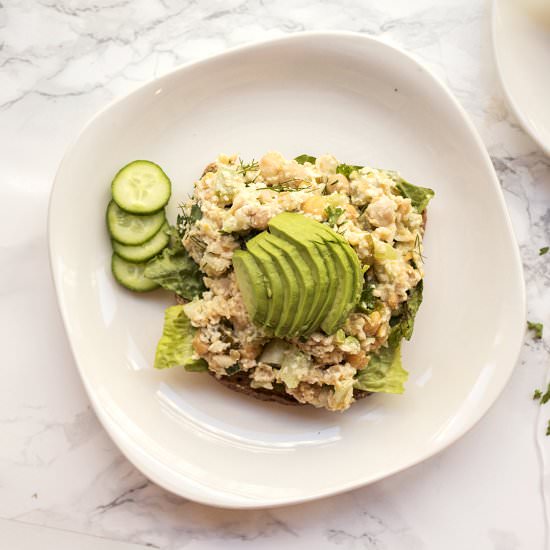 Vegan Chickpea Salad - Recipe photo by Plentyfullvegan