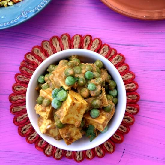 Super Simple Matar Paneer - Recipe photo by Spice Chronicles