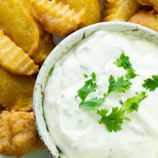 Fresh Homemade Tartar Sauce Recipe - Recipe photo by healthyrecipes101
