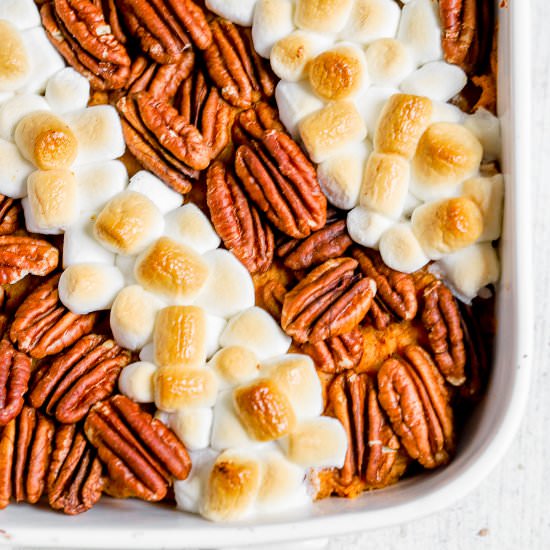 Brown Sugar Sweet Potato Casserole - Recipe photo by SprinklesandSeaSalt