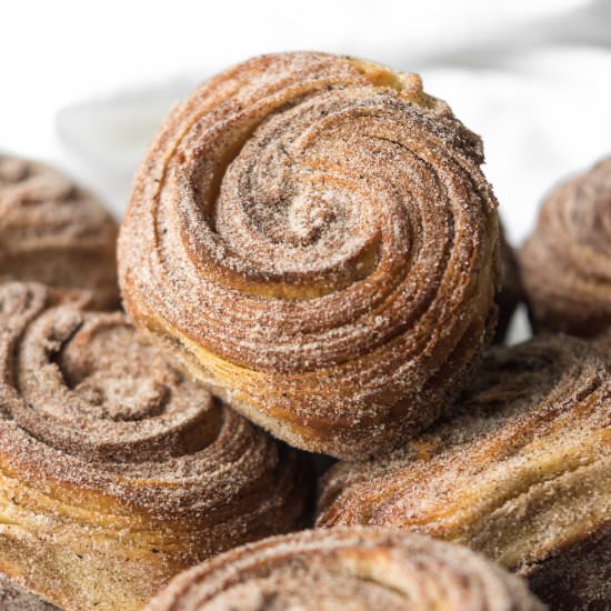 chai spiced cruffins - Recipe photo by withspice