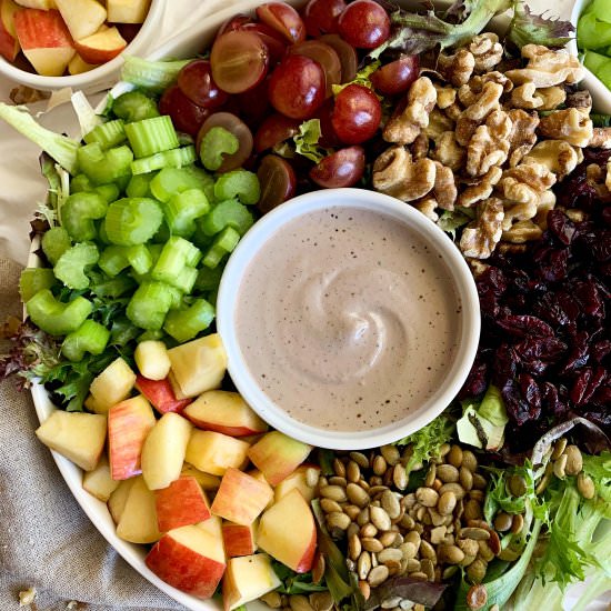 Creamy, Vegan Walnut Vinaigrette - Recipe photo by hellospoonful
