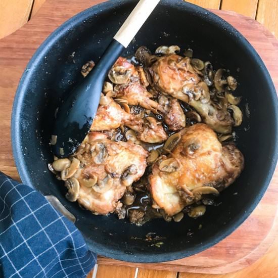 Chicken with mushrooms - Recipe photo by Italian Chips