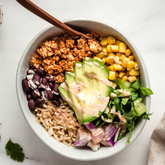 Easy Chipotle Sofritas - Recipe photo by choosingchia