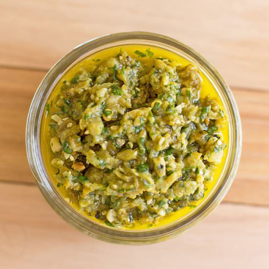 Green Chile Pesto - Recipe photo by mjskitchen