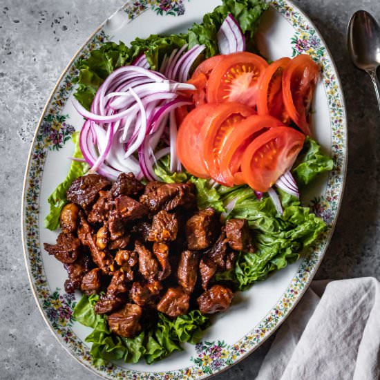 Vietnamese Shaking Beef - Recipe photo by cooking_therapy