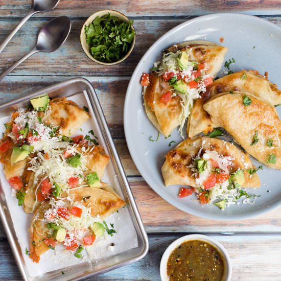 Crispy shrimp tacos - Recipe photo by cherryonmysundae