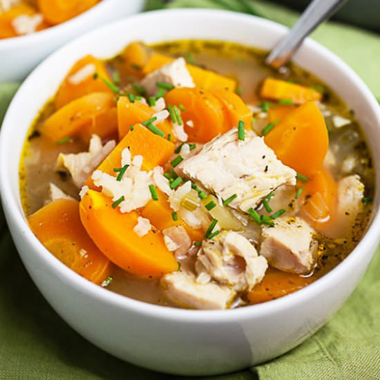 Turkey Soup - Recipe photo by therusticfoodie