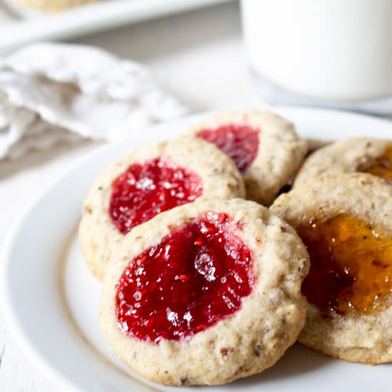 Thumbprint Cookies - Recipe photo by BeyondtheCoop