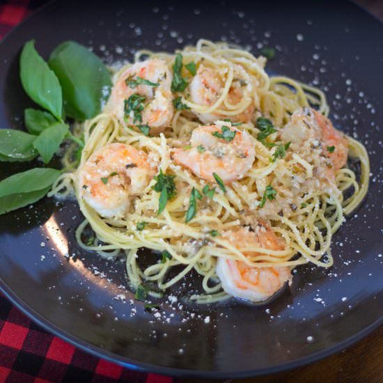 Easy Shrimp Scampi Recipe - Recipe photo by DadGotThis