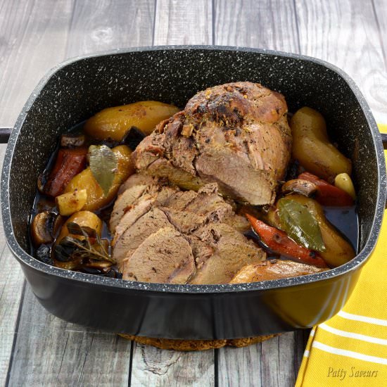 Braised Pork Shoulder Roast - Recipe photo by pattysaveurs