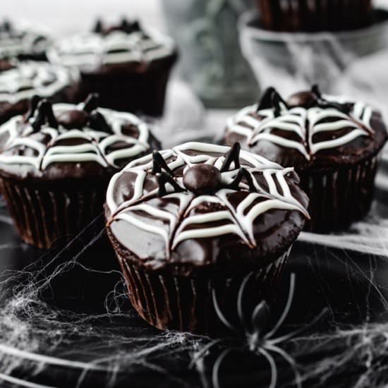 Halloween Spider Cupcakes - Recipe photo by kickassbaker