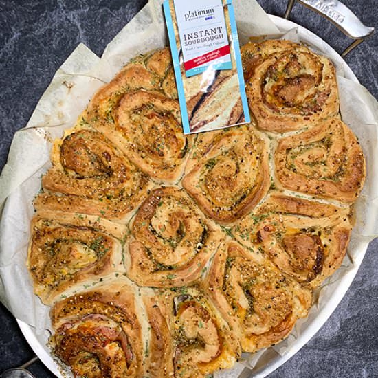 Everything Bagel Ham & Cheese Rolls - Recipe photo by TheKitchenWhisperer