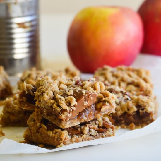 Dulce de Leche Apple Bars - Recipe photo by gabbiegonzales