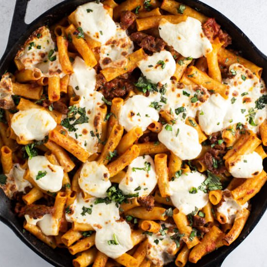 Ultimate Baked Ziti - Recipe photo by Kitchen Swagger