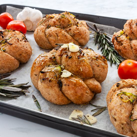 Zucchini Garlic Bread - Recipe photo by foodaciously