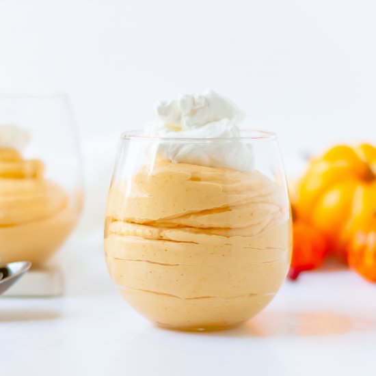 Pumpkin Mousse - Recipe photo by katethebaker
