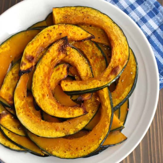 Roasted Kabocha Squash - Recipe photo by frugalnutrition