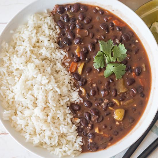 Latin White Rice and Beans - Recipe photo by Belquistwist